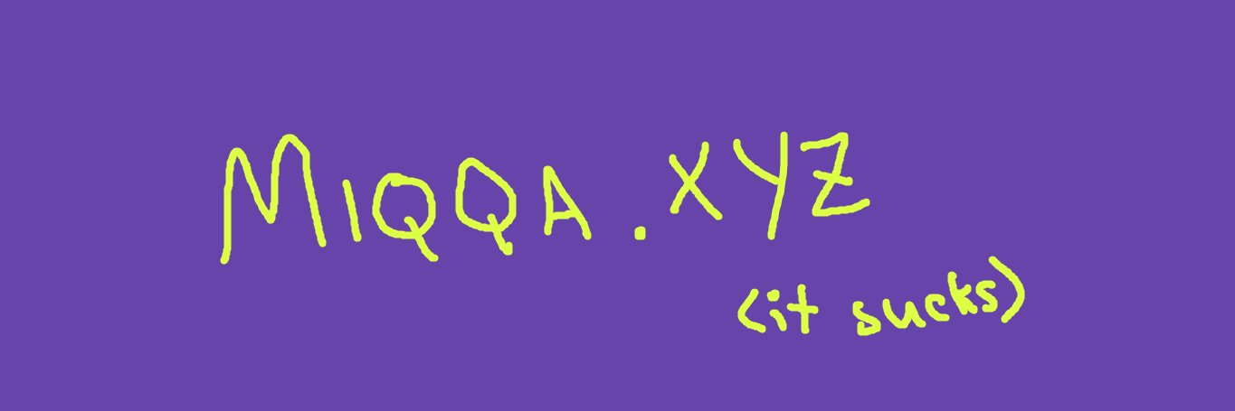 MIQQA (bs: miqqa.xyz) banner