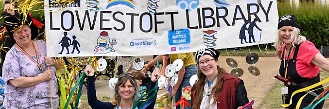 Lowestoft Library banner
