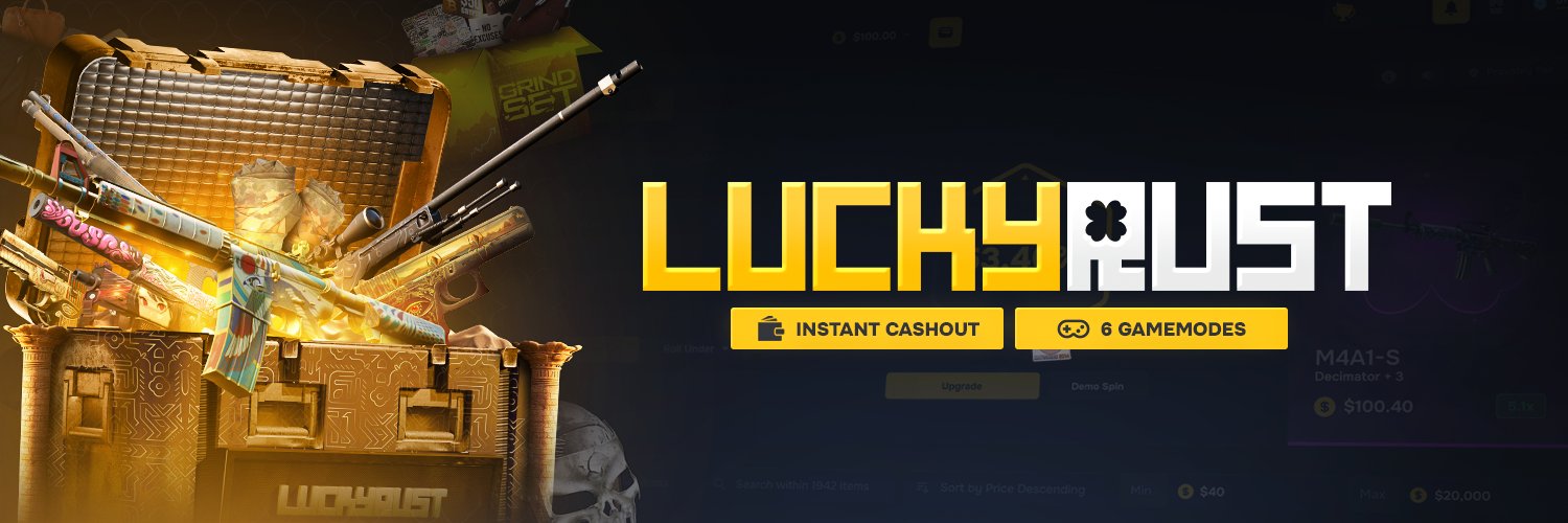 luckyrust.gg banner