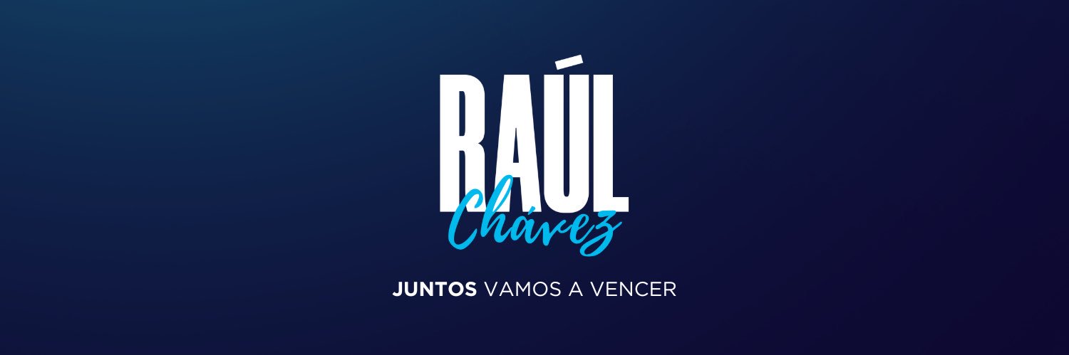 Raúl Chávez banner