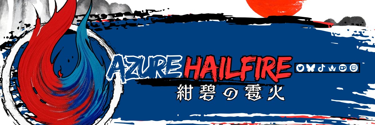 Azure Hailfire / azurehailfire.bsky.social banner