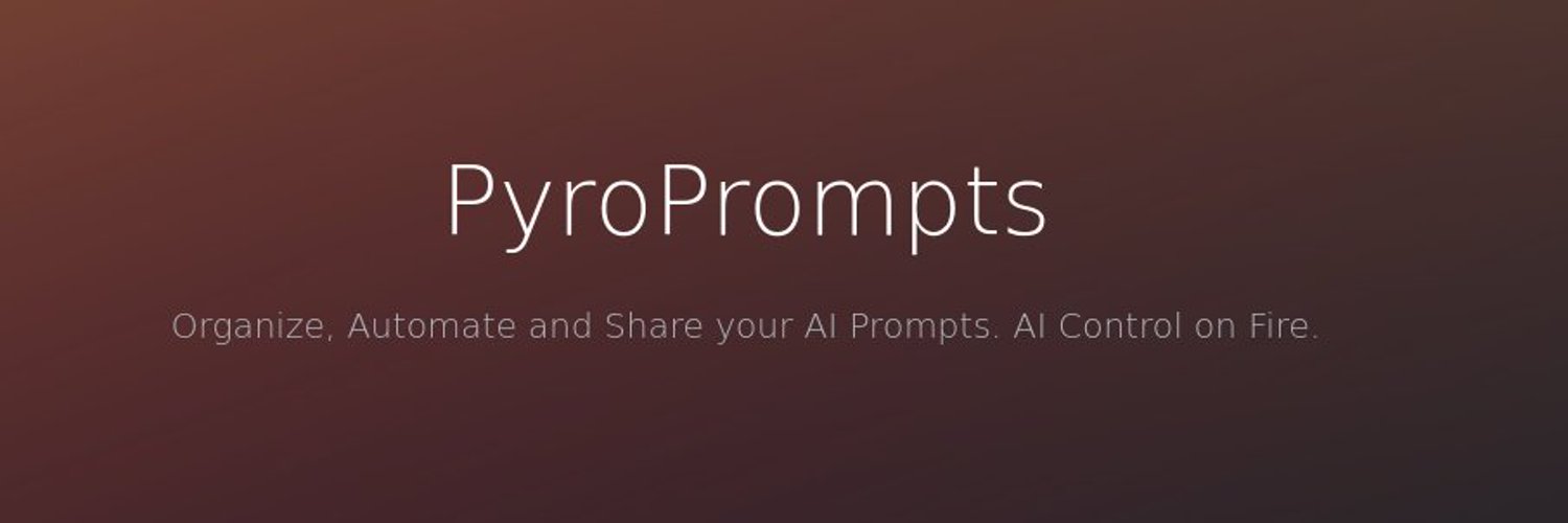PyroPrompts AI Profile Banner