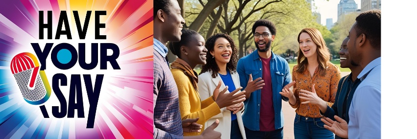 Have Your Say Now banner