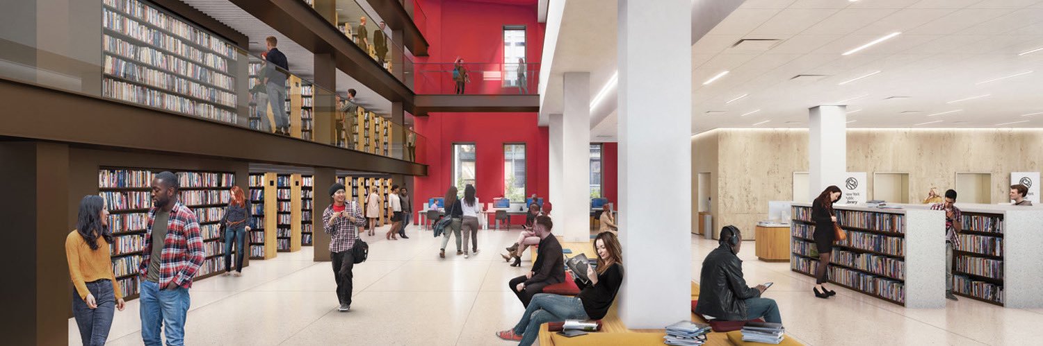 Stavros Niarchos Foundation Library, NYPL banner