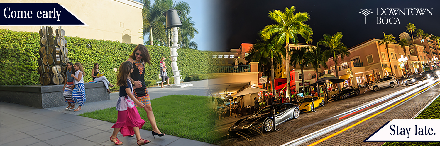 Downtown Boca banner