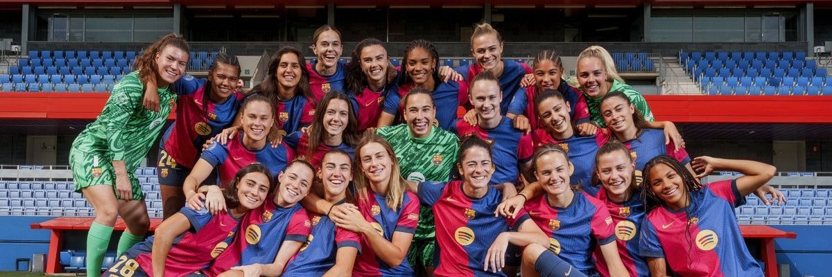 Barça Fem's banner