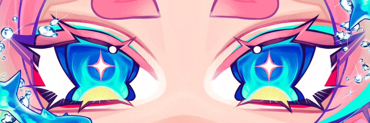 Cyan banner