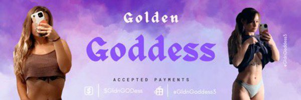 Golden Goddess Aurora Profile Banner