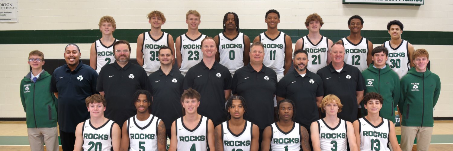 Trinity Shamrocks Basketball's banner