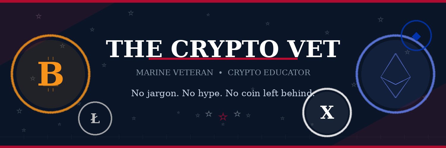 The Crypto Vet | Crypto Made Simple | Deus Vult banner