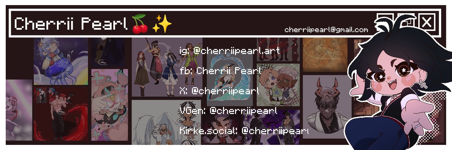 🍒🧋cherriipearl | COMMISSION OPEN✨ banner