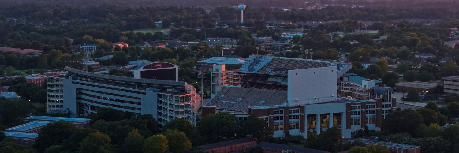 Davis Wade Stadium banner