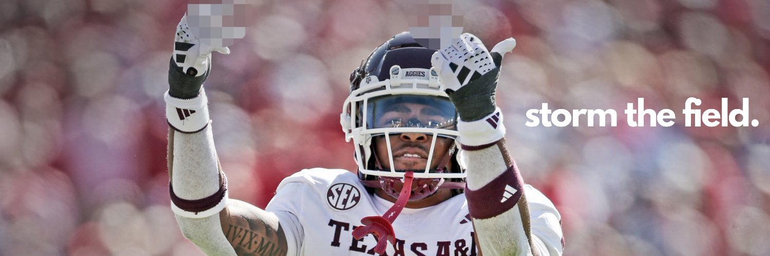 Storm The Field - Texas A&M banner
