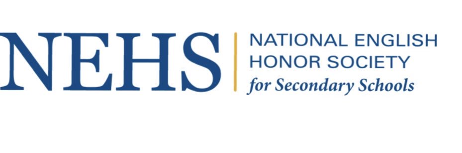 Hebron National English Honors Society banner