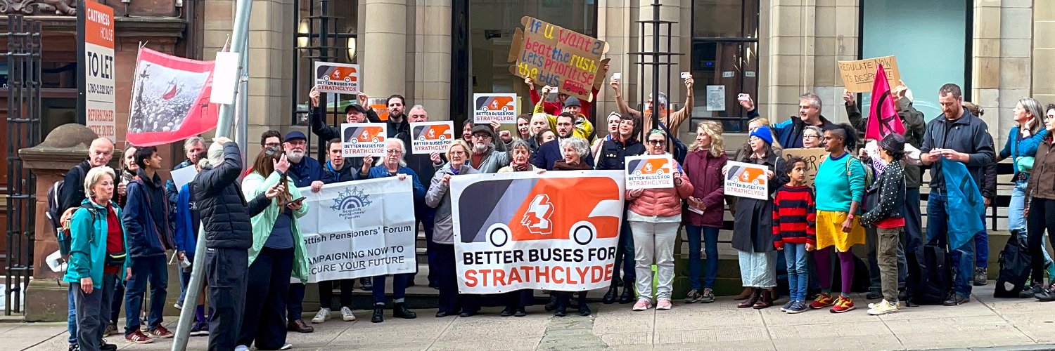 Better Buses for Strathclyde banner