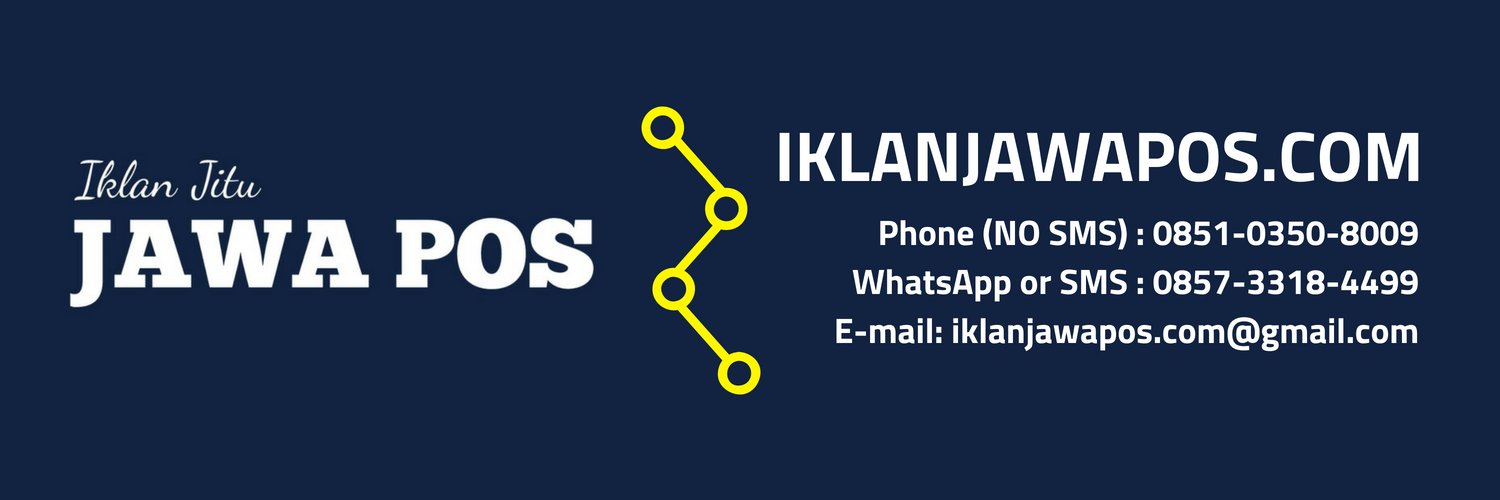 Iklan Jawa Pos - iklanjawapos.com (@iklanjawapos) / Posts / X