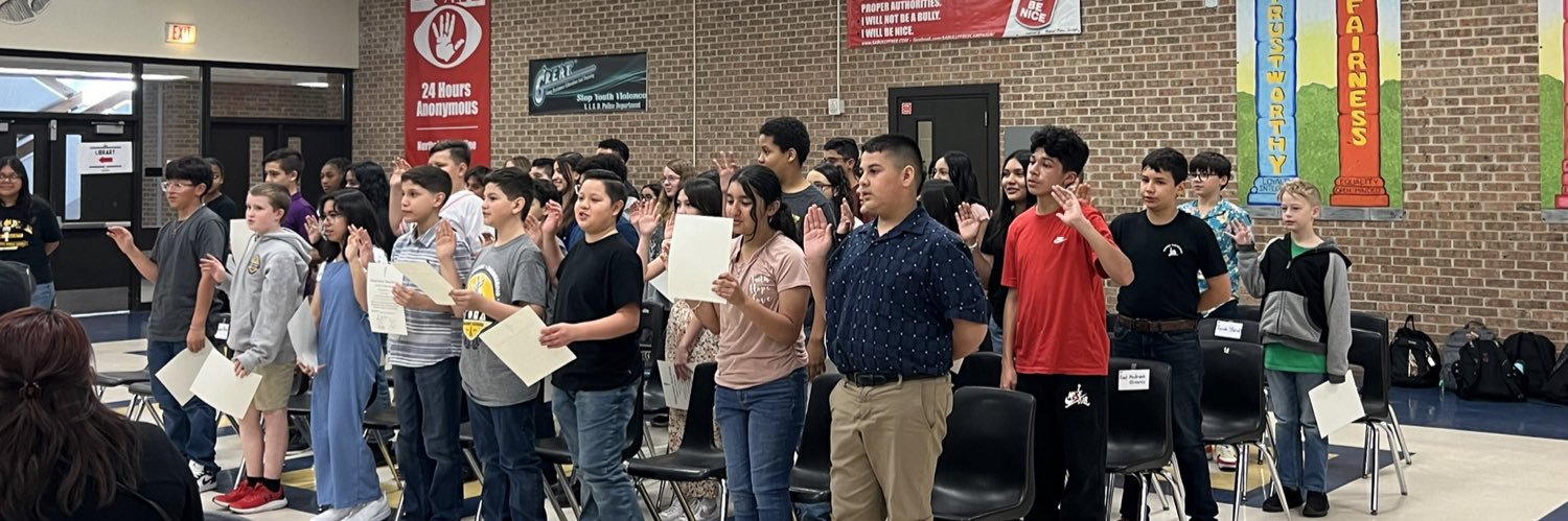 NISD Jones - National Junior Honor Society banner