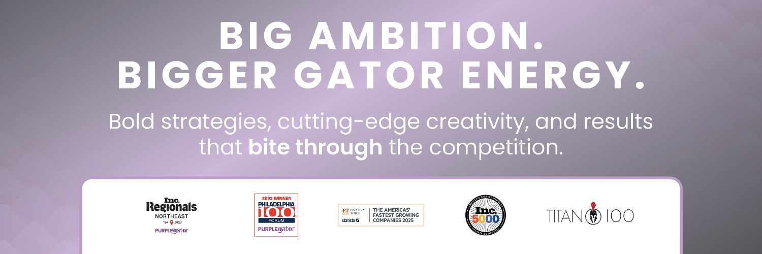 Purplegator, Marketing Agency & Consultants banner