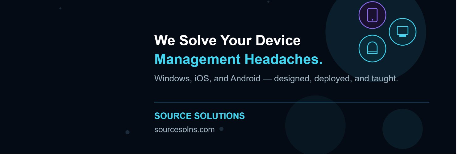 SourceSolns's profile banner image