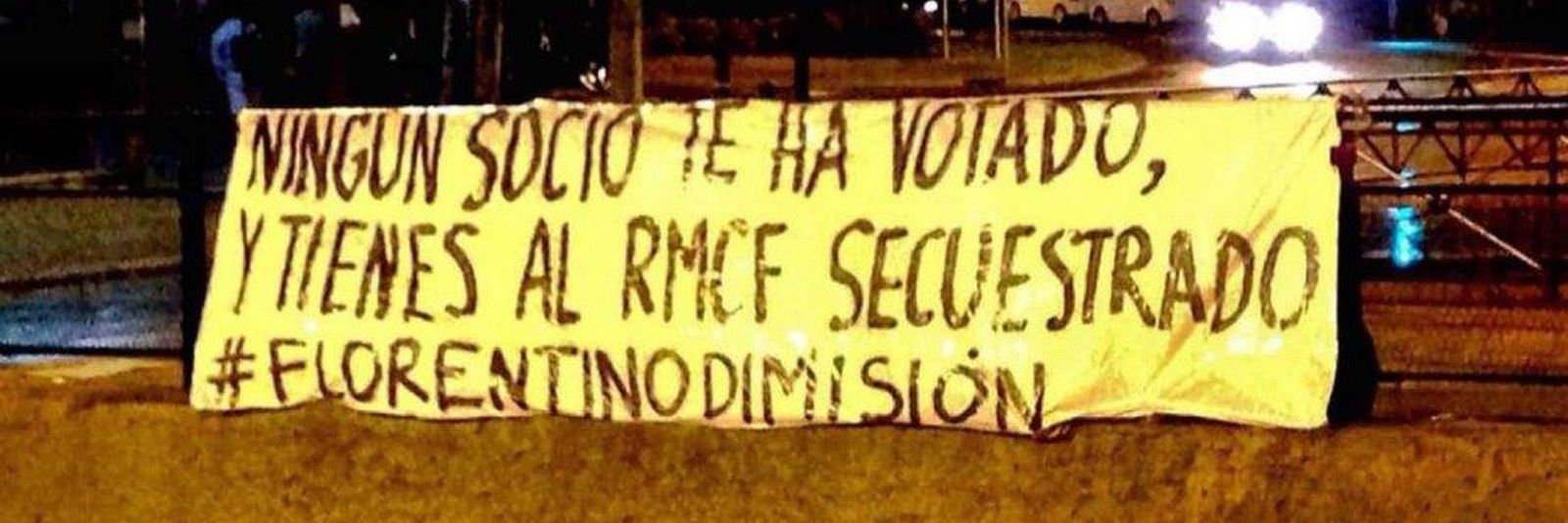 FLORENTINO DIMISIÓN banner