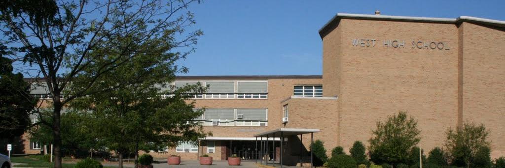West High School banner