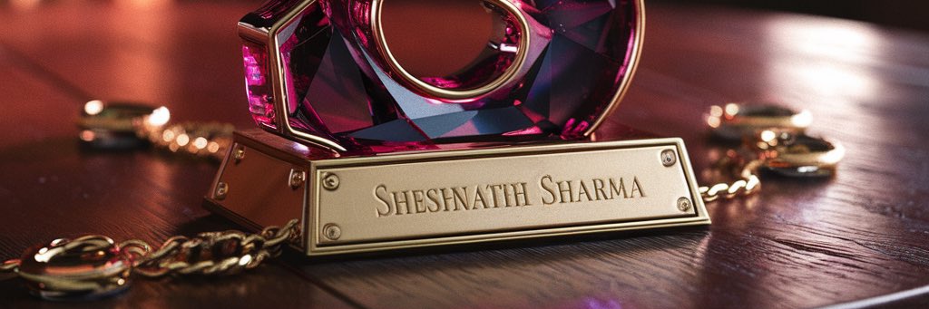 Sheshnath Sharma's banner