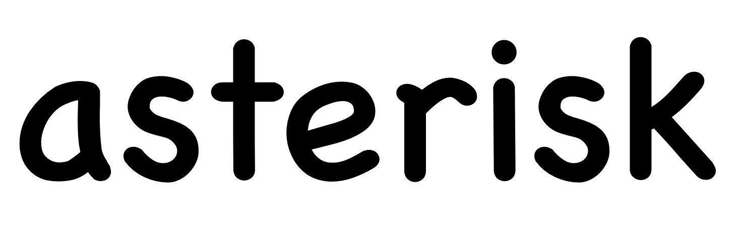 asterisk banner