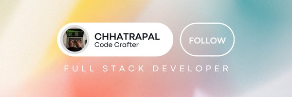 web_chhatrapal Profile Banner