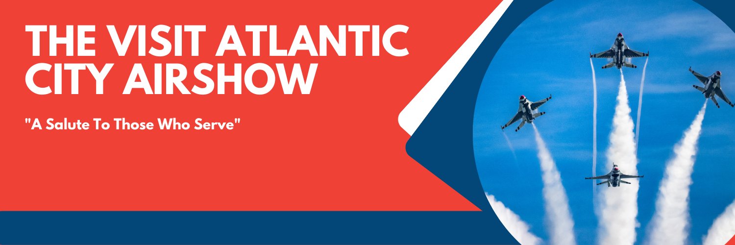 The Visit Atlantic City Airshow banner