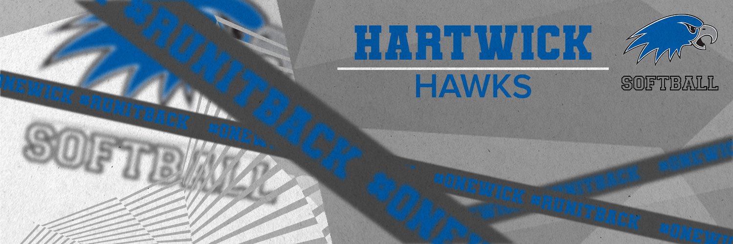 Hartwick Hawks Softball banner