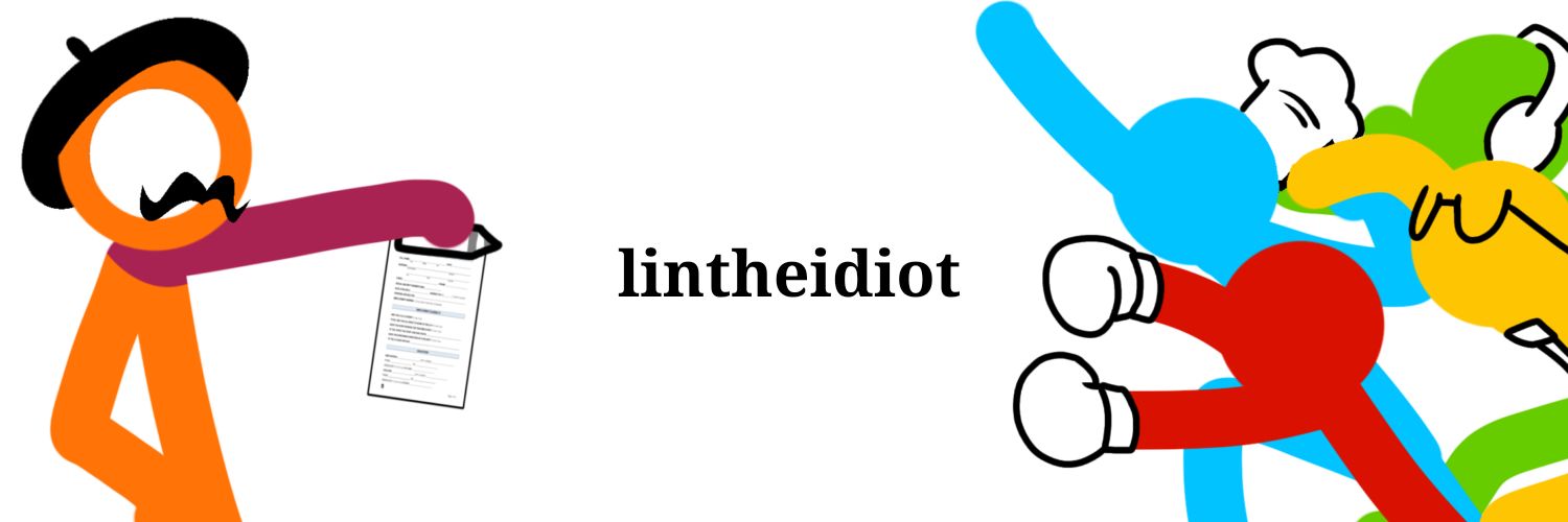 Lin, the idiot.'s banner