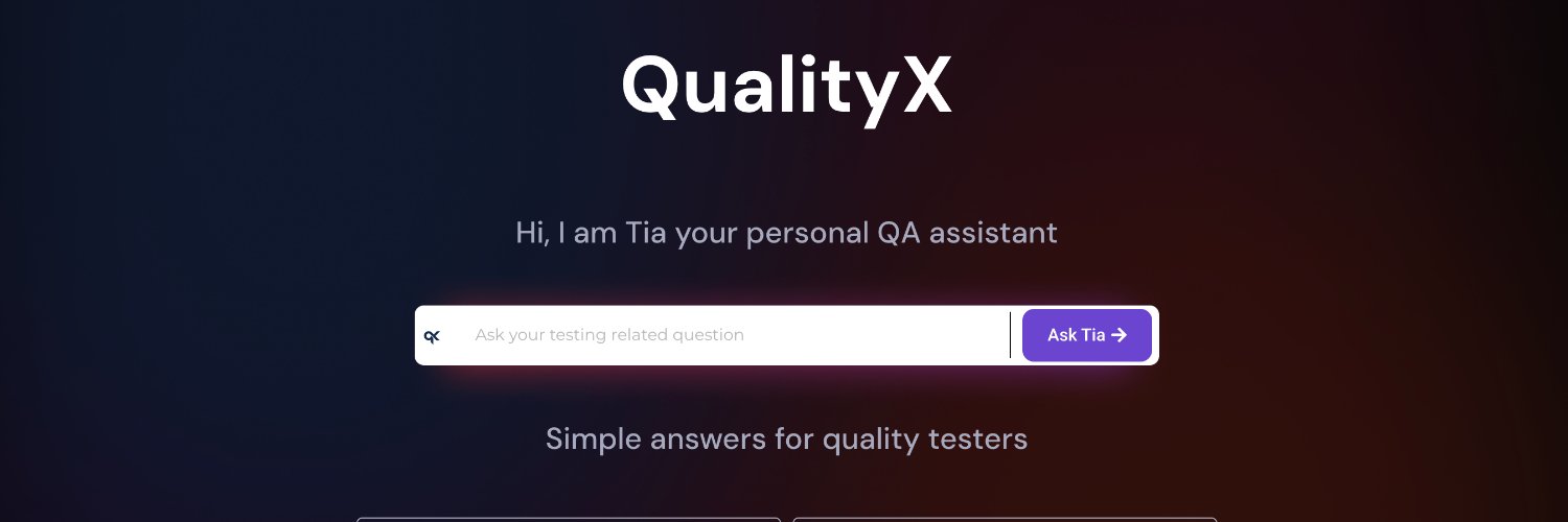 Qualityx.io banner