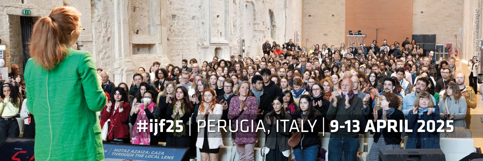 International Journalism Festival banner