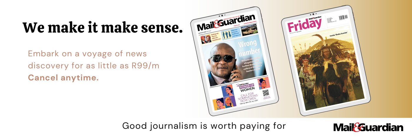 Mail & Guardian's banner