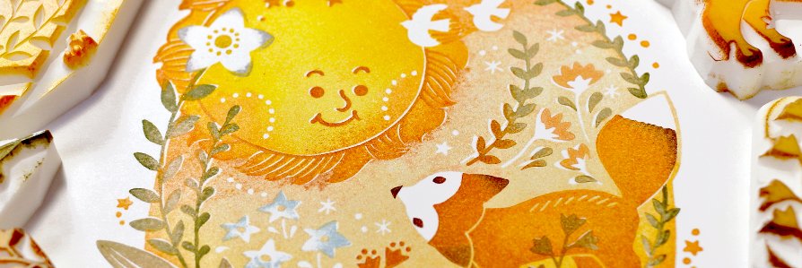 田口奈津子＊消しゴムはんこ banner