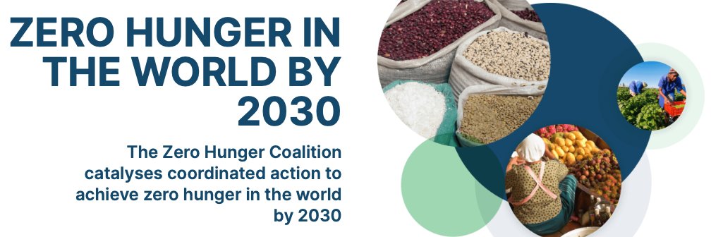 Zero Hunger Coalition's banner