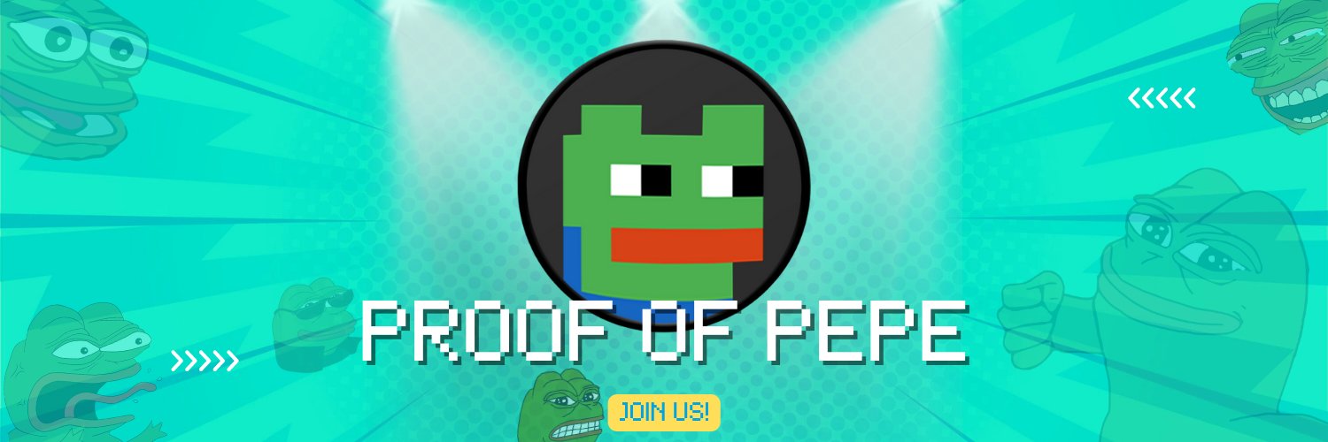 Proof of Pepe Profile Banner
