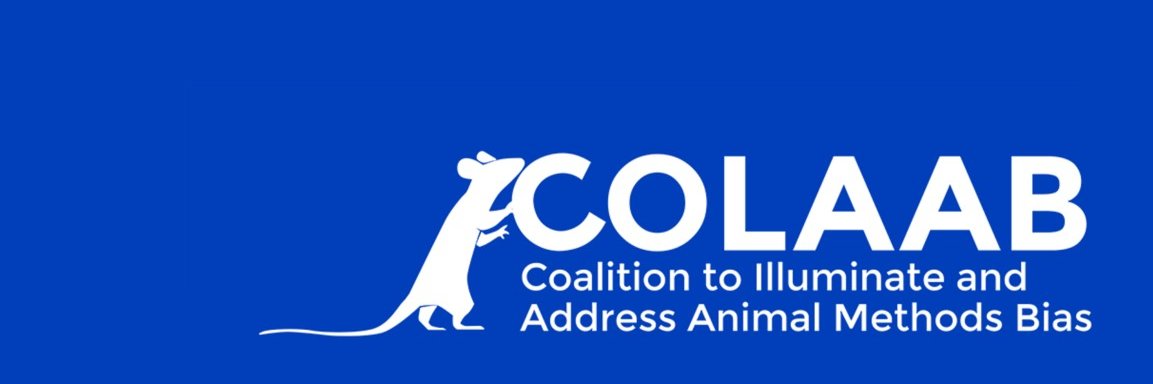 Coalition to Address Animal Methods Bias's banner