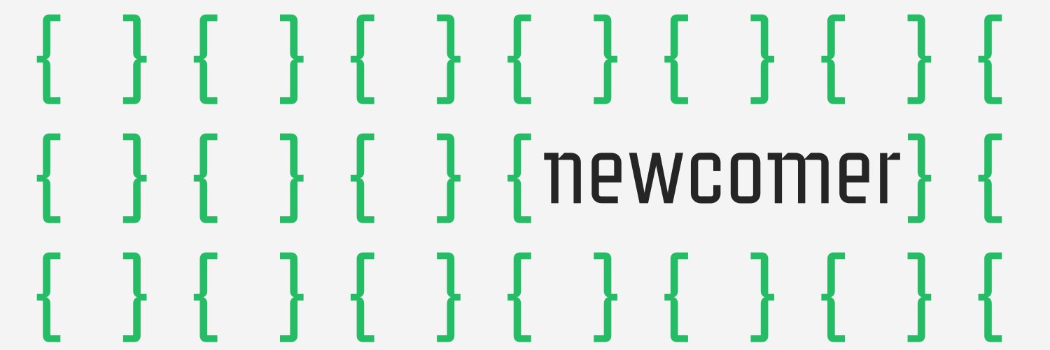 Newcomer's banner