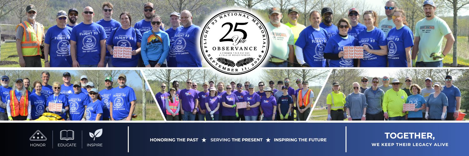 Friends of Flight 93 National Memorial banner