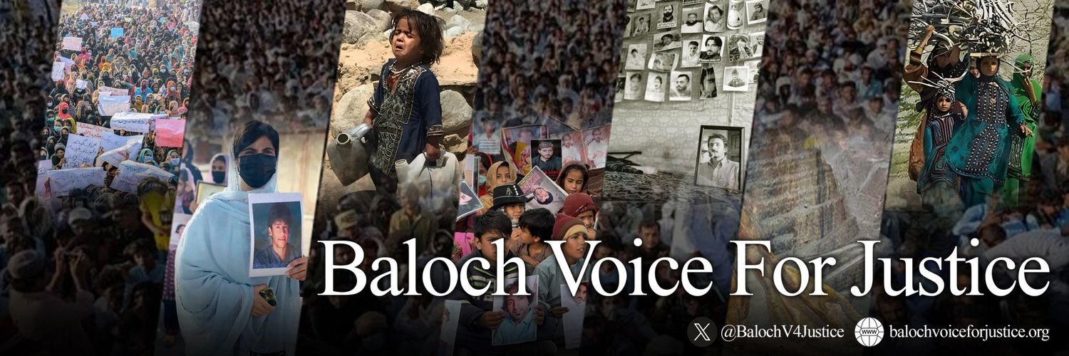 Baloch Voice For Justice's banner