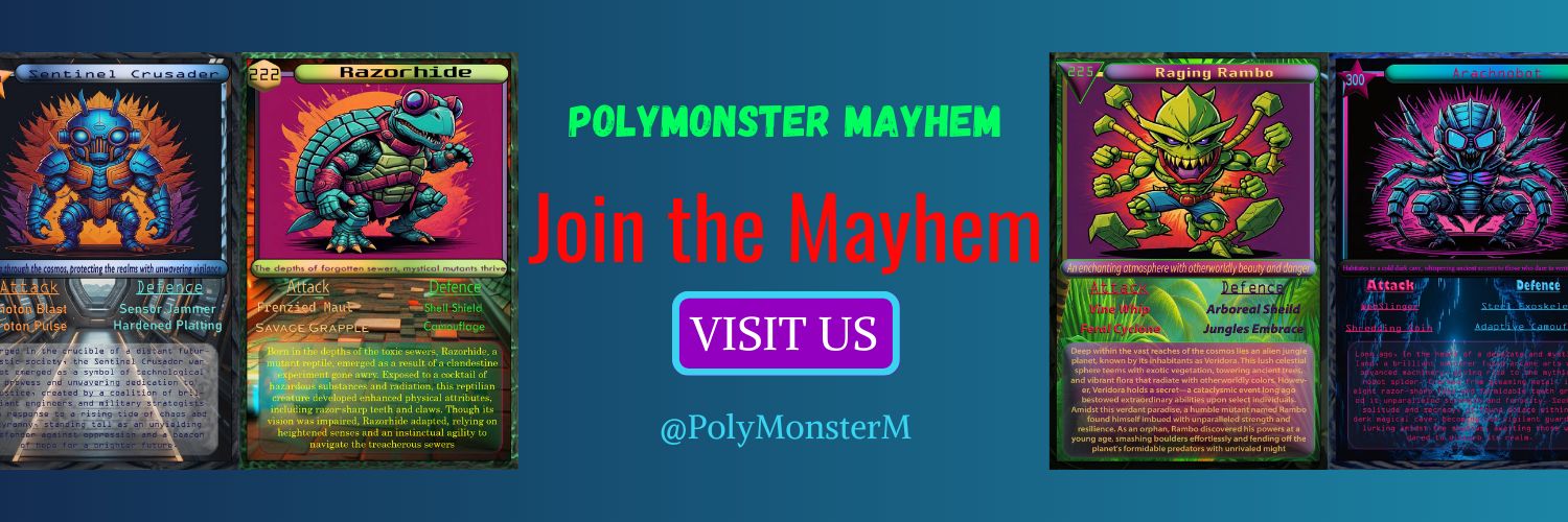 PolyMonster Mayhem banner