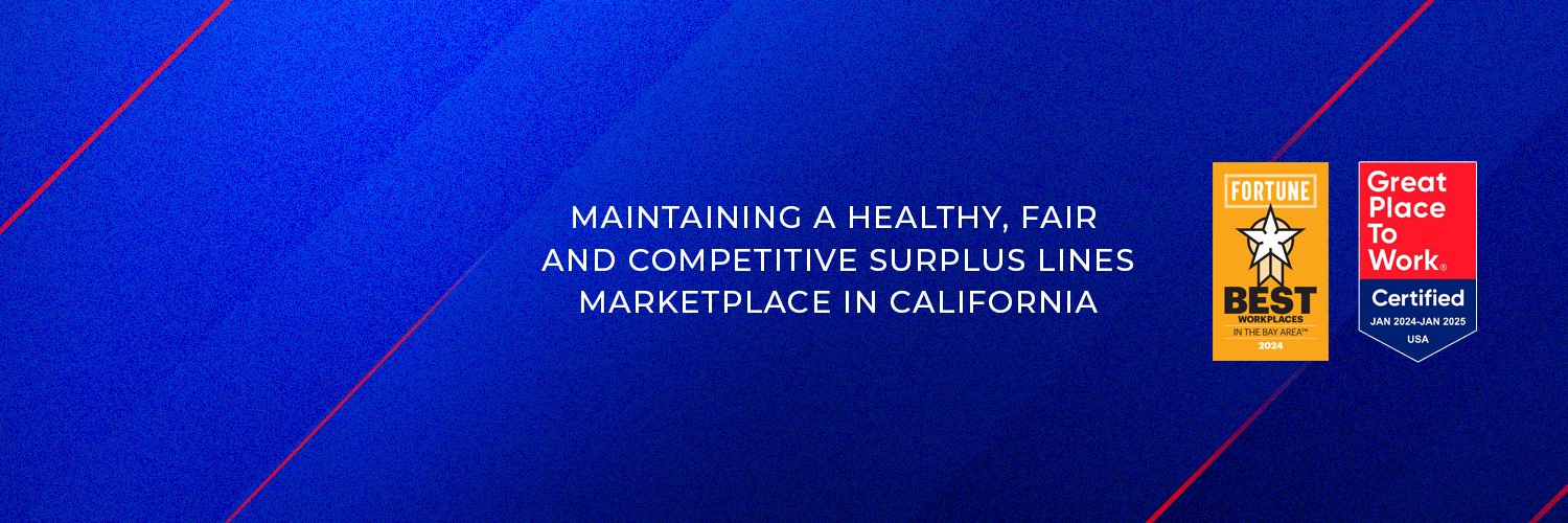 Surplus Line Association of California banner