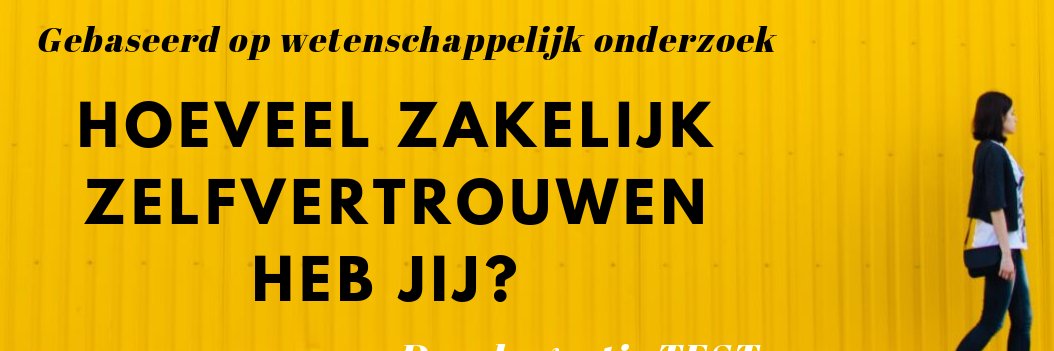 Zakelijk Zelfvertrouwen banner