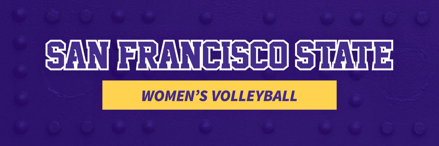 SF State Volleyball banner