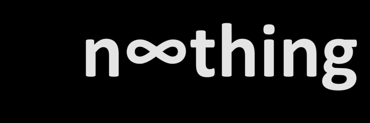 n∞thing banner