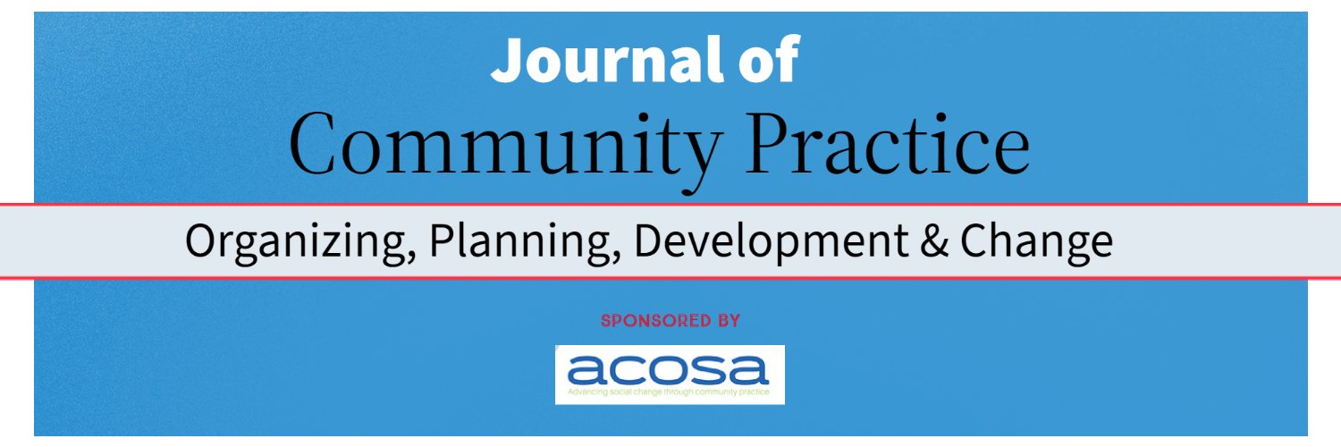 Journal of Community Practice banner