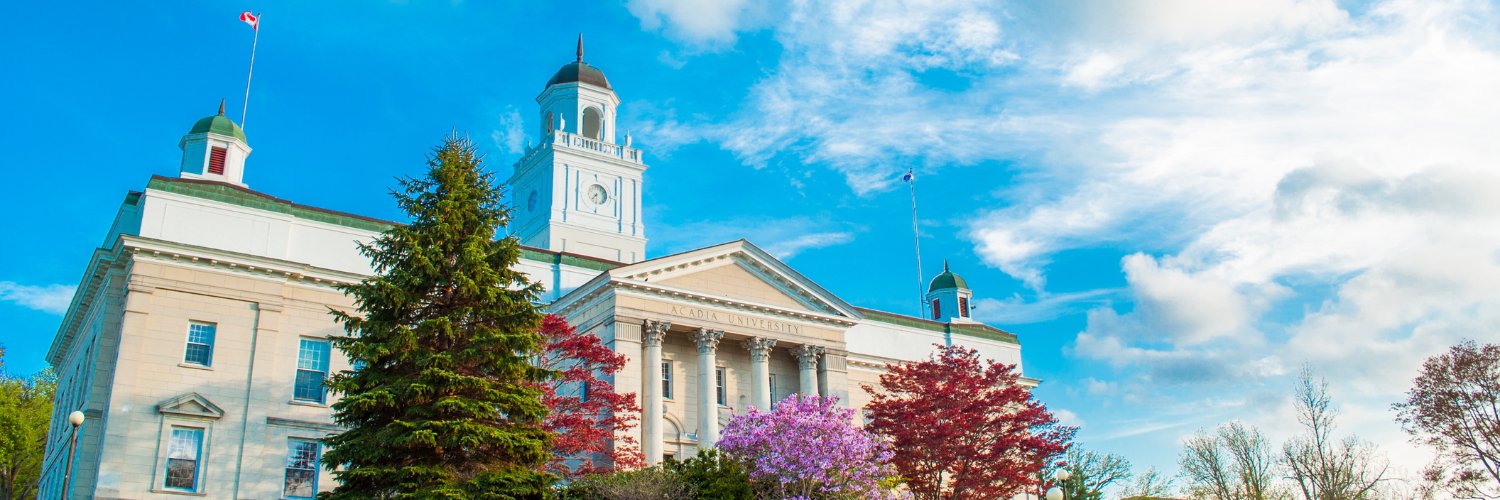 AcadiaU President Profile Banner