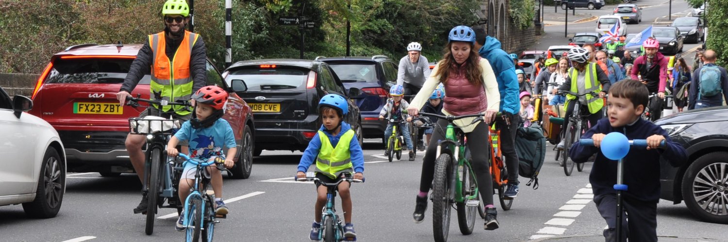 Kidical Mass Sheffield banner
