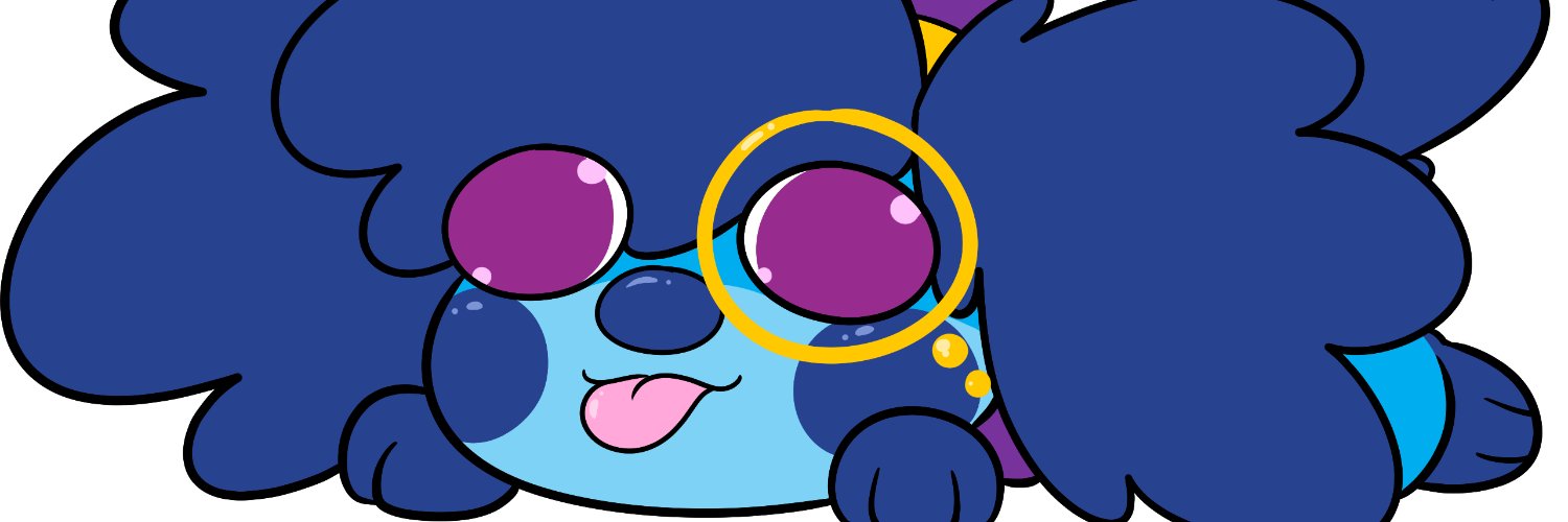 Fancy Blue (Comms open) (🔞Minors DNI🔞) banner